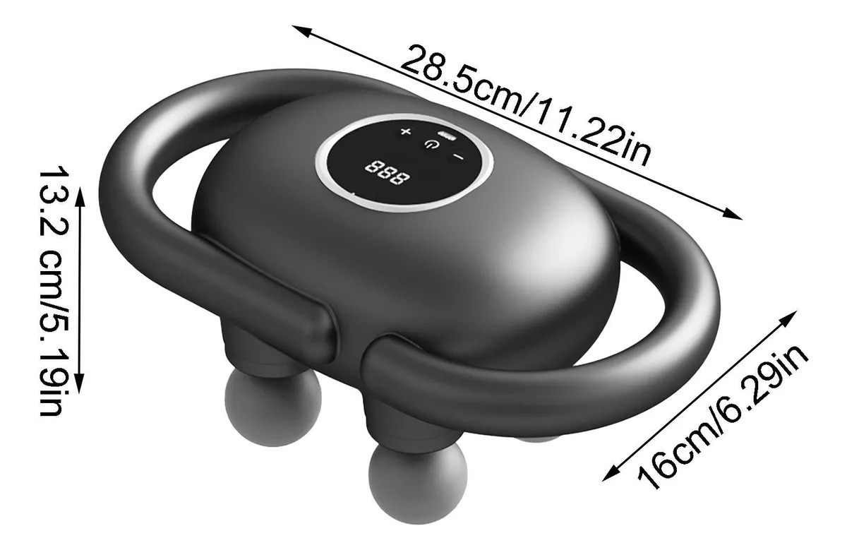 Miniatura 3 de Masajeador Portátil De De 4 Cabezales